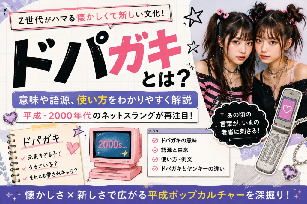 Retroポップで学ぶ「ドパガキ」解説