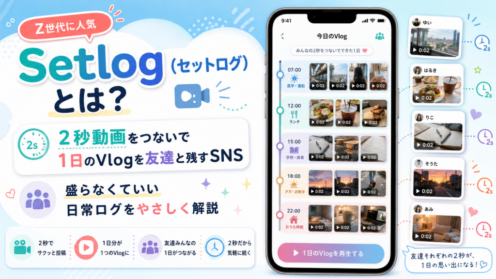 Setlogでつなぐ、みんなの2秒Vlog