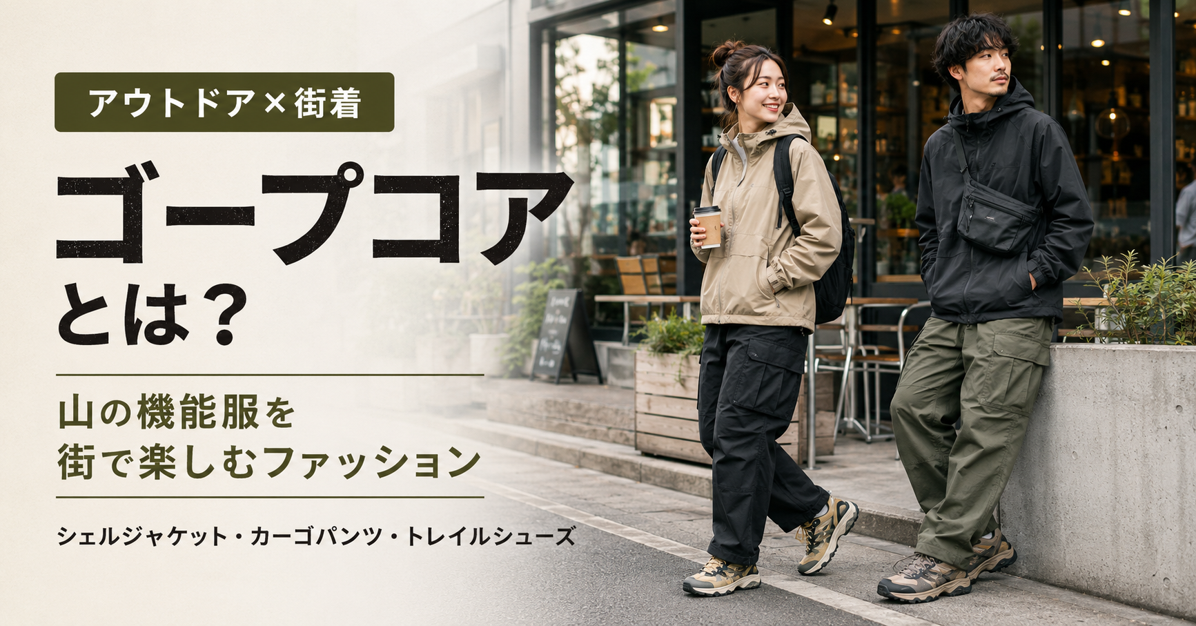 ゴープコア、街で楽しむアウトドアスタイル