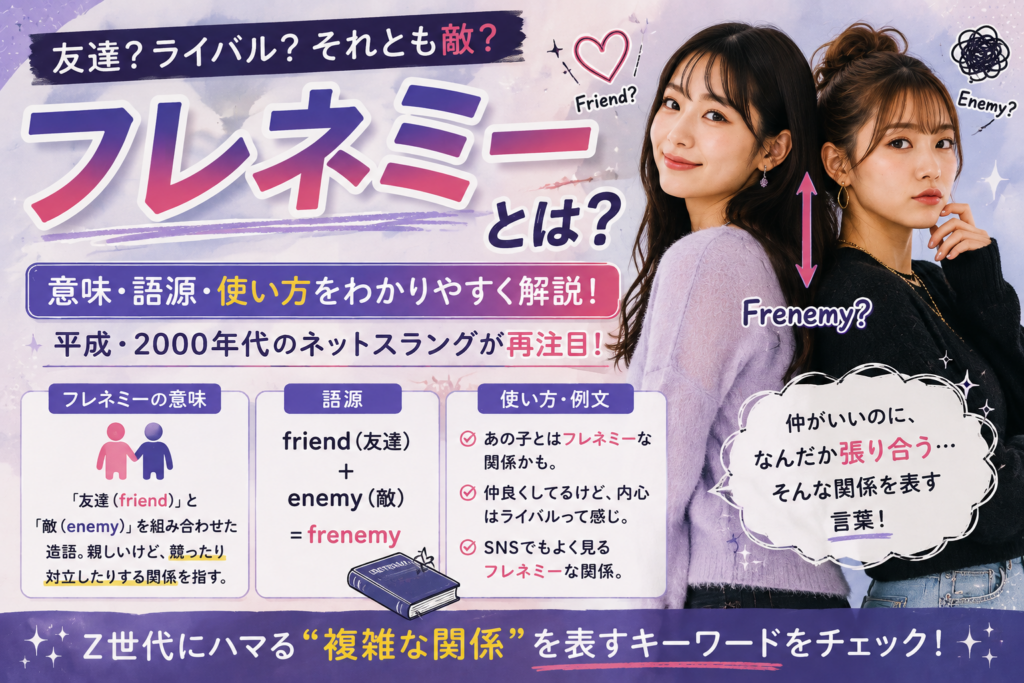 フレネミーとは？友達と敵の複雑な関係