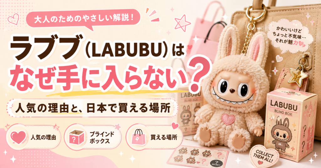 ラブブ人気の秘密と買える場所