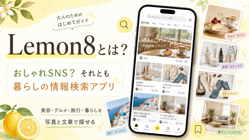 レモン8の魅力を紹介する暮らしガイド