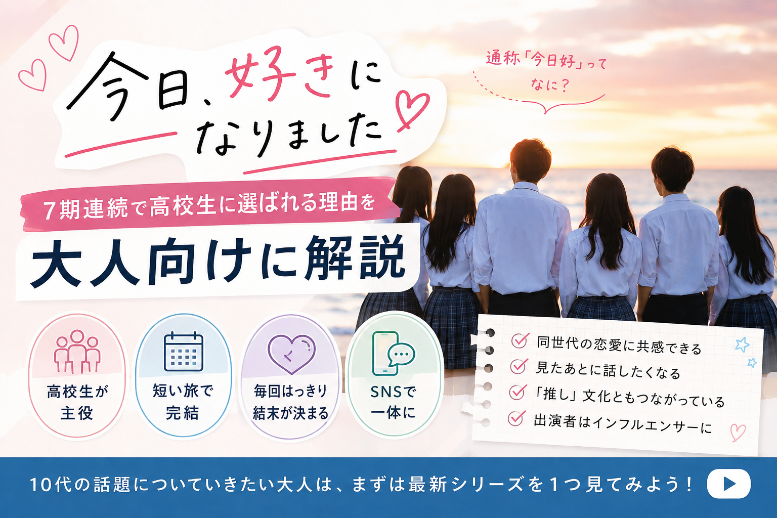 今日、好きになりました