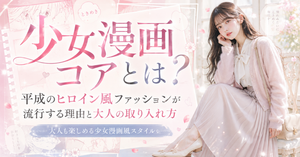 少女漫画コアと平成ヒロイン風スタイル