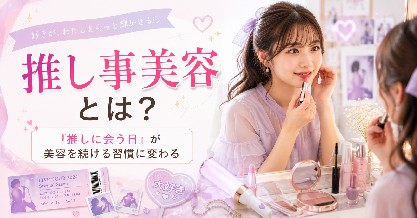 推し事美容と輝く私のビューティータイム